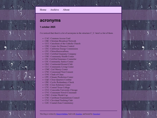 blog/posts/acronyms screenshot