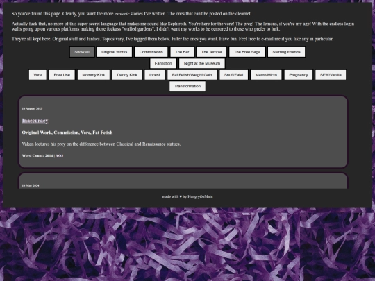 library/fics screenshot