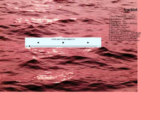 playlist/vorish screenshot