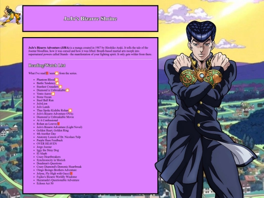 shrines/jjba screenshot