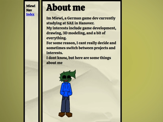 scr/Pages/aboutme screenshot