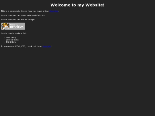 test screenshot