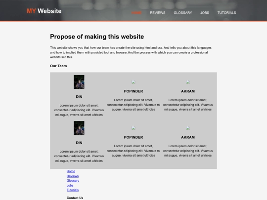 index screenshot