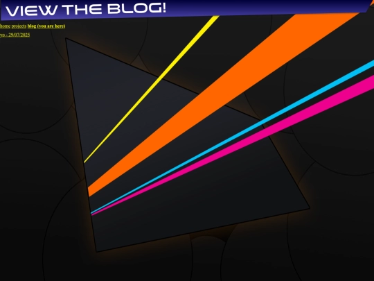 blog screenshot