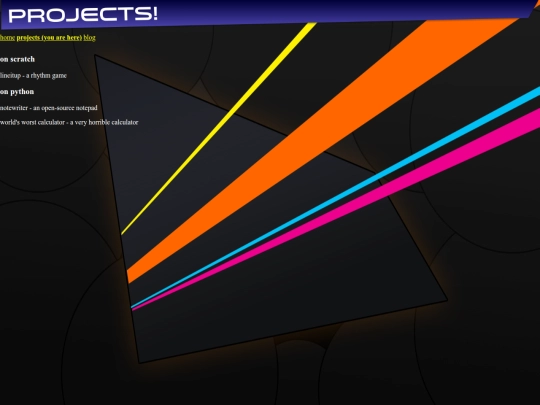 projects screenshot