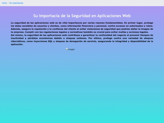 importancia screenshot