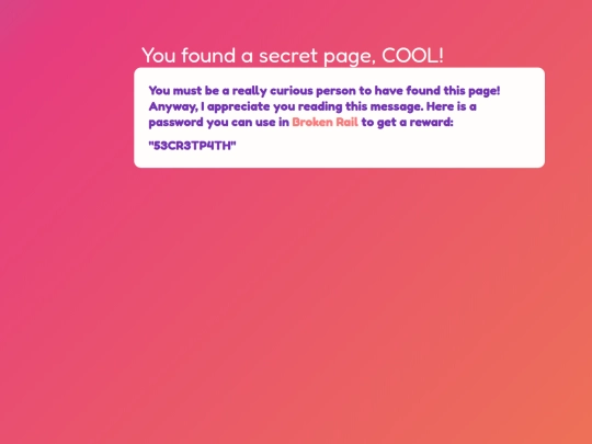 Secretpath screenshot