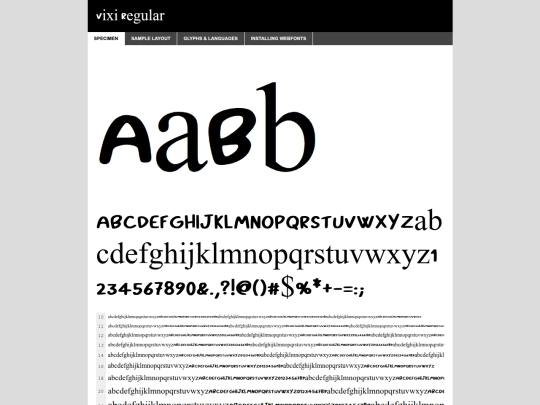 webfontkit-20250722-133212/vixi-demo screenshot