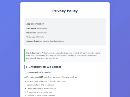 privacy_policy_Ap screenshot