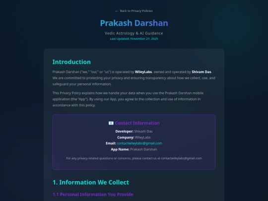 privacy_policy_prakash_darshan screenshot