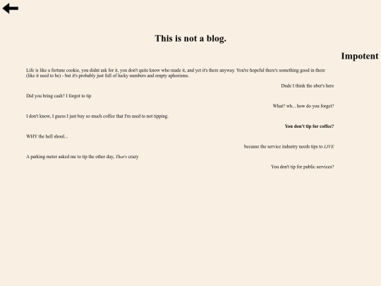 Blog/Impotentrage screenshot