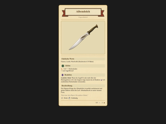 Items/AlbenWaffenSet/Albendolch screenshot