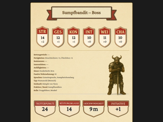 MonsterKarten/Banditen/SumpfbanditenBoss screenshot
