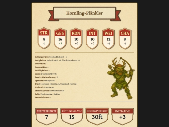 MonsterKarten/Hornlinge/HornlingPlnkler screenshot