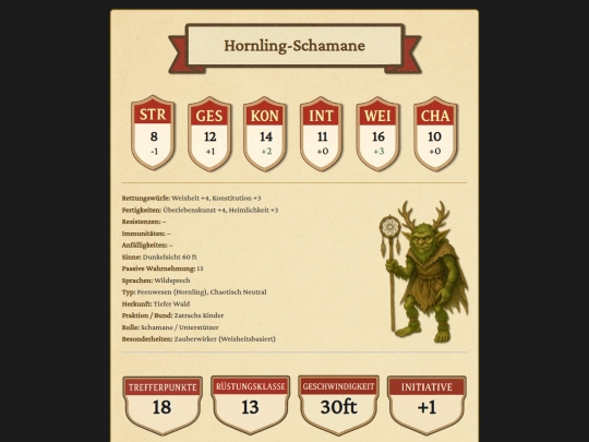 MonsterKarten/Hornlinge/HornlingSchamane screenshot