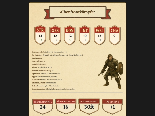 MonsterKarten/Kronenbund/KronenbundAlbeFrontkaempfer screenshot