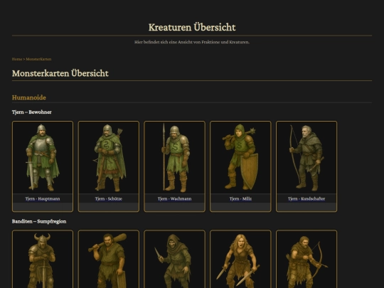 MonsterKarten/MonsterIndex screenshot