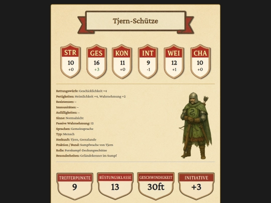 MonsterKarten/Tjern/TjernSchuetze screenshot