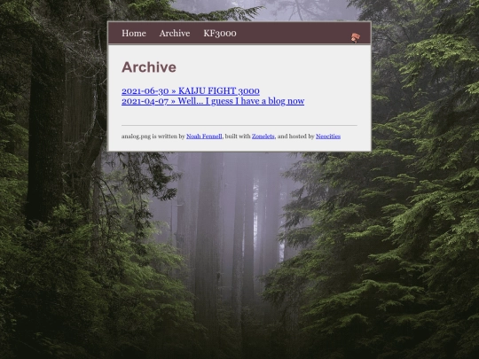 archive screenshot