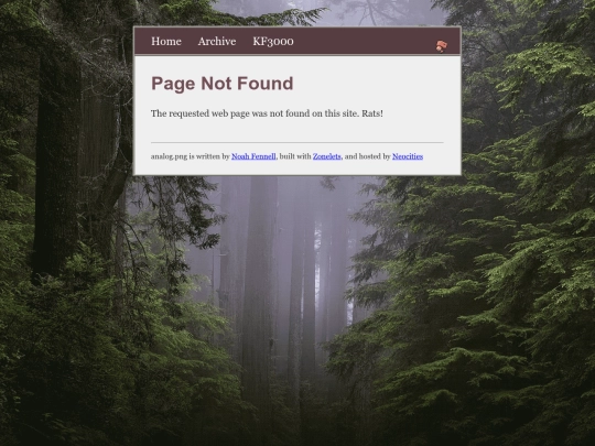 not_found screenshot
