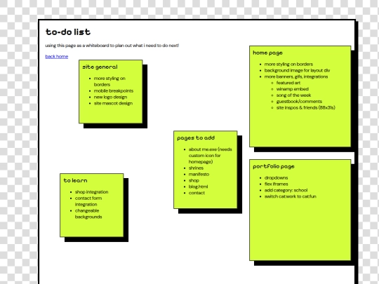 site-to-do screenshot
