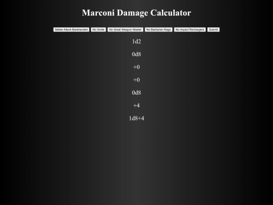 damagecalculator screenshot