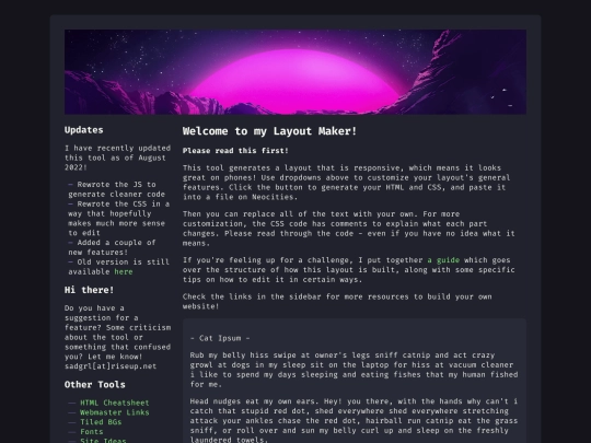 index screenshot