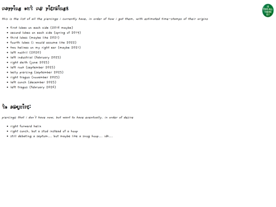 piercings screenshot