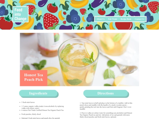 Feed Into Change/tea screenshot