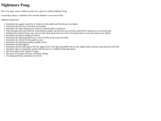 nightmare_pong screenshot