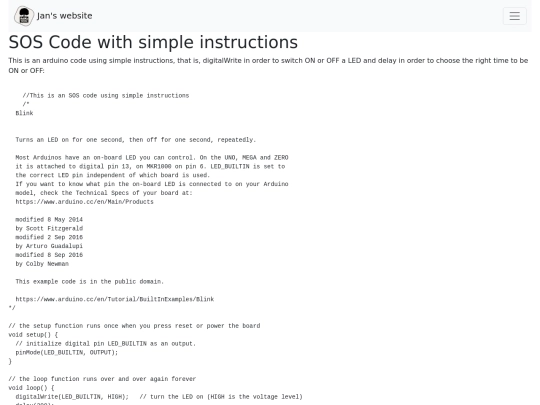 morseproject/blinking 1 screenshot