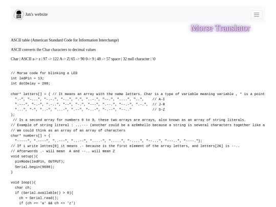 morseproject/blinking 6 screenshot