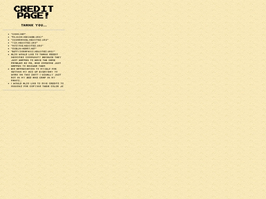 credts screenshot