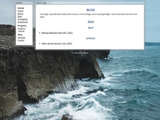 blog screenshot