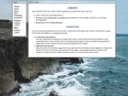 credits screenshot