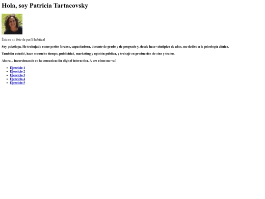 Presentación/Presentación Patricia Tartacovsky screenshot