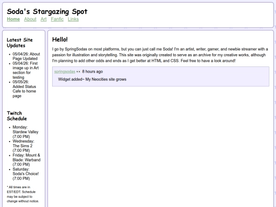 index screenshot