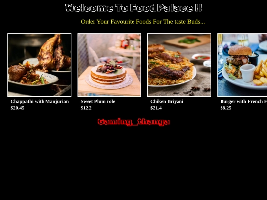 foods screenshot