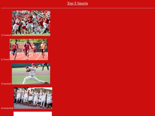sports screenshot