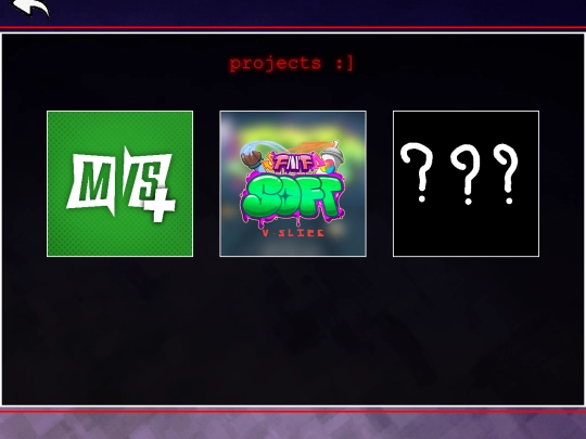 projects screenshot