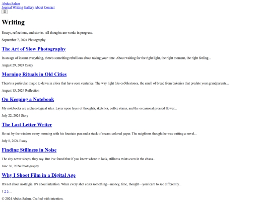 writing screenshot