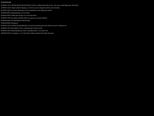 changelog screenshot