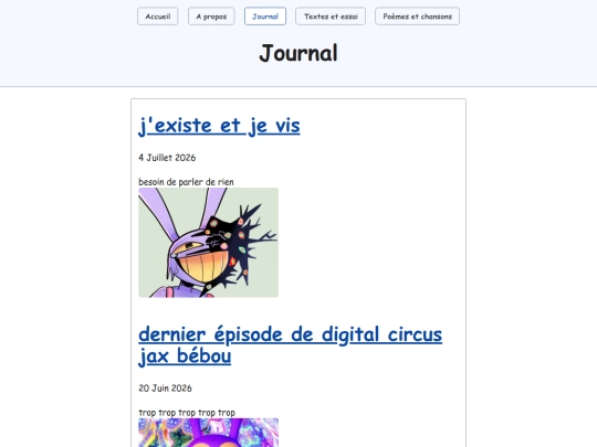 blog screenshot