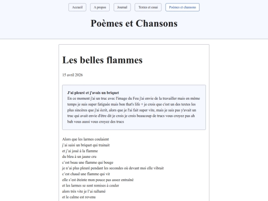 poemes-chansons/lefeu screenshot