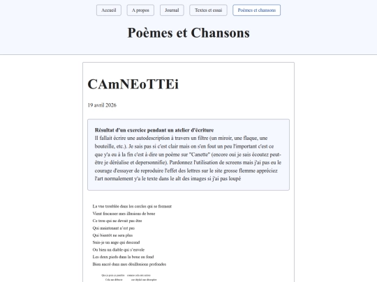 poemes-chansons/moicanette screenshot