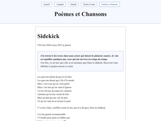 poemes-chansons/sidekick screenshot