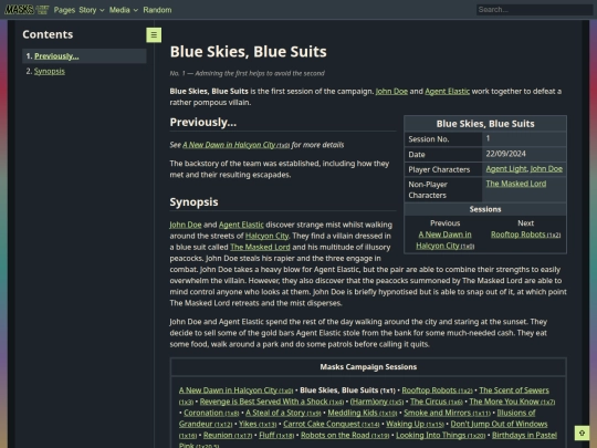 masks-wiki/Blue_Skies,_Blue_Suits screenshot