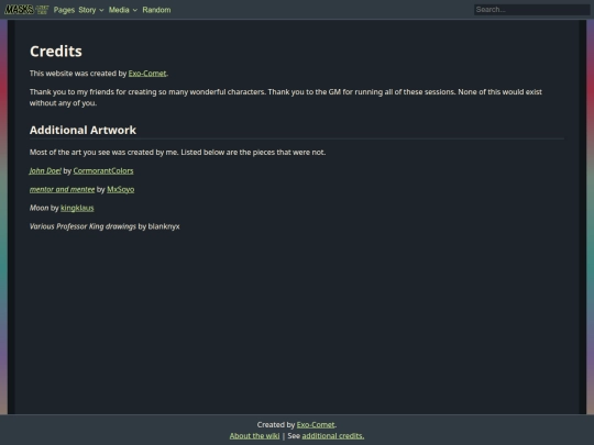 masks-wiki/Credits screenshot