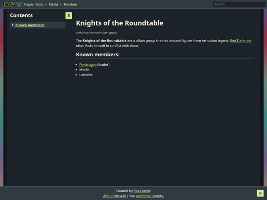 masks-wiki/Knights_of_the_Roundtable screenshot