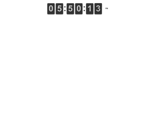 flipclock screenshot